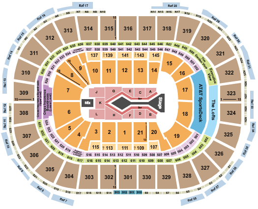 TD Garden Blake Shelton Seating Chart